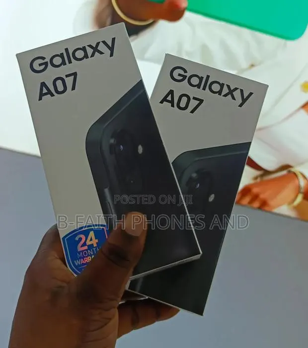 New Samsung Galaxy A07 64 GB Black