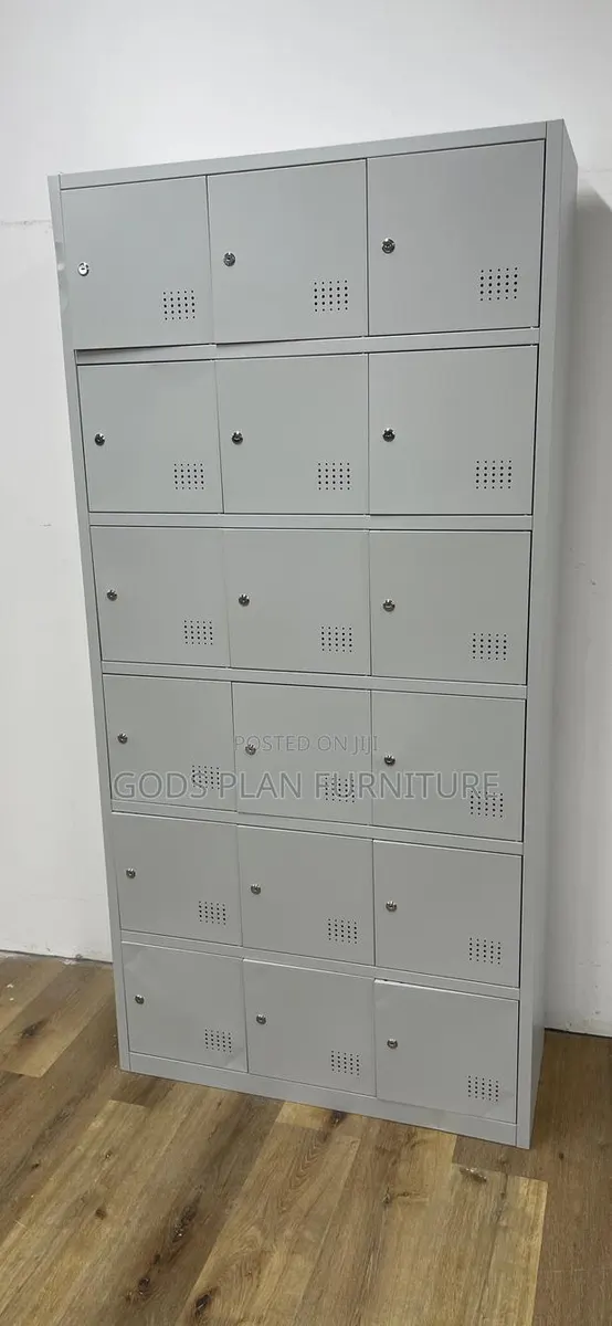 Office Cabinet - 18 Lockers ( 084) · Photo 1