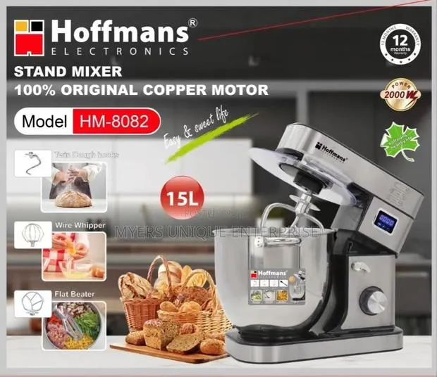 15L Hoffmans 2000W Commercial Stand Mixer Machine · Photo 1
