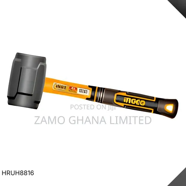 Rubber Hammer Black 16oz 450g - Hruh8816 · Photo 1
