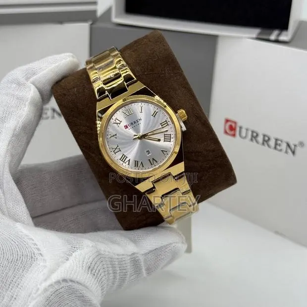 Curren Roman Numerals Dial Chain Watch for Women · Photo 1