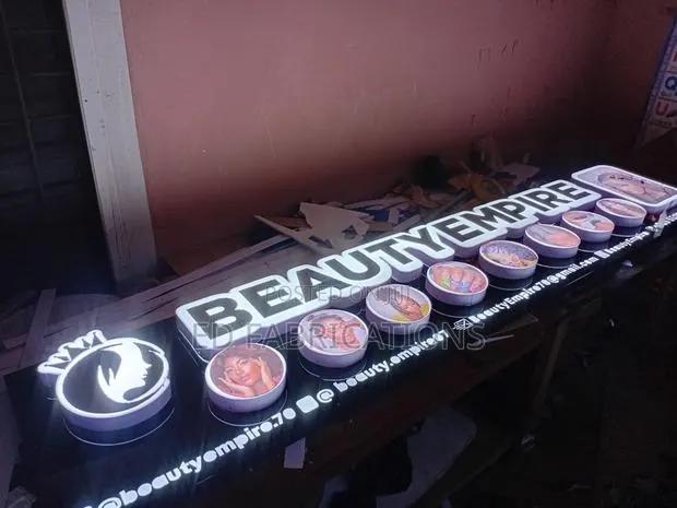 3d Signage With Light and Water-Resist · Photo 1