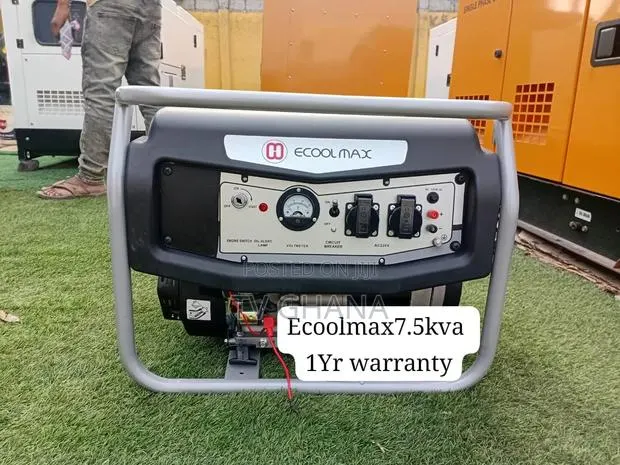 Premium Ecoolmax 7.5KVA Genset – Excellent Performance 7.5kva · Photo 1