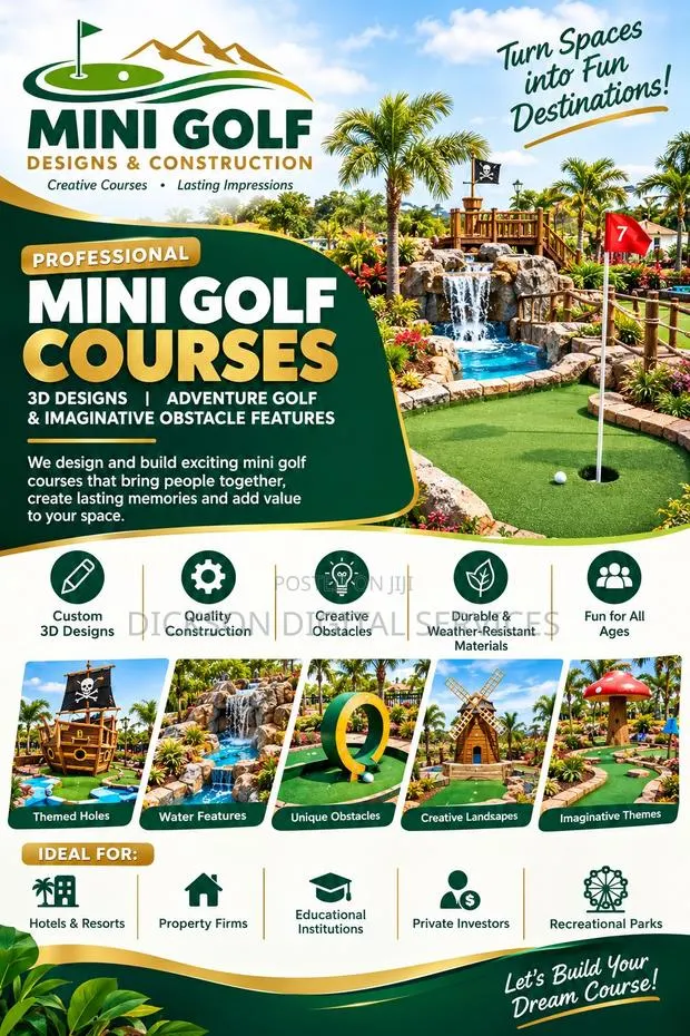 I Will Design 3D Mini Golf Courses and Creative Obstacles · Photo 1