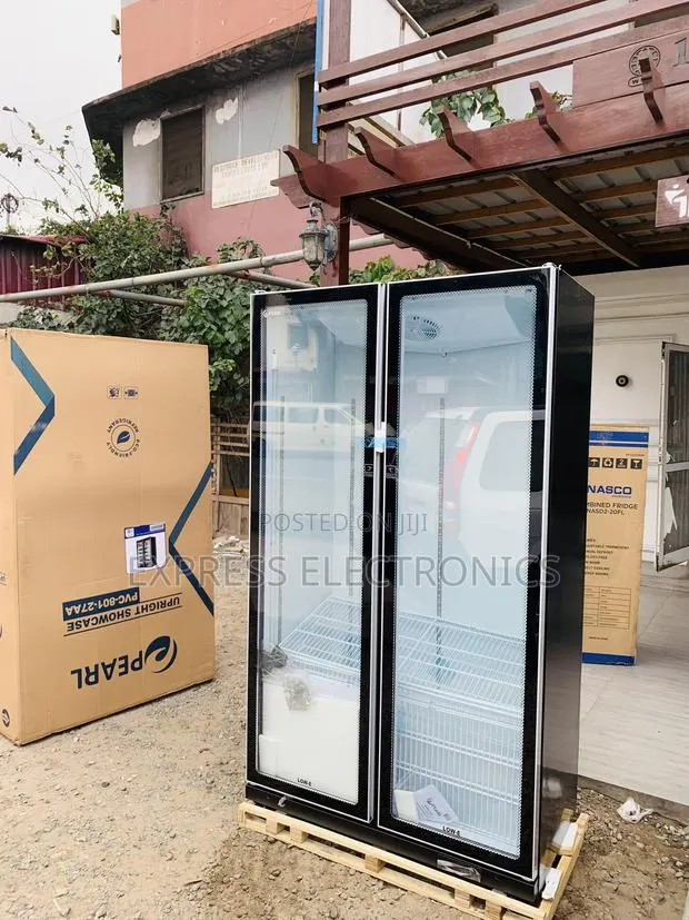 Fast Cooling Pearl PVC-801-27AA 690L Double-Door Glass Display Fridge · Photo 1