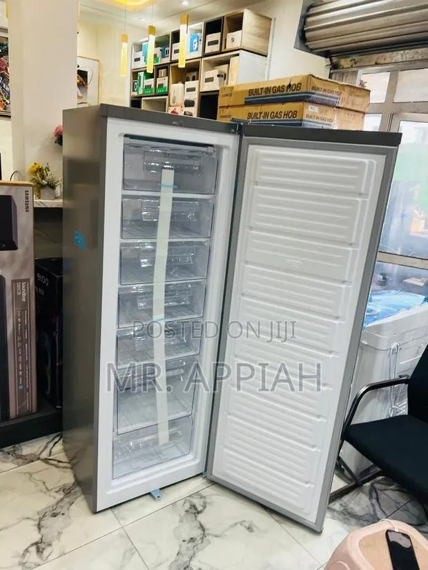 Classic Nasco Single Door Standing Freezer(Nasd1-33)7 Drawers,Silver · Photo 1