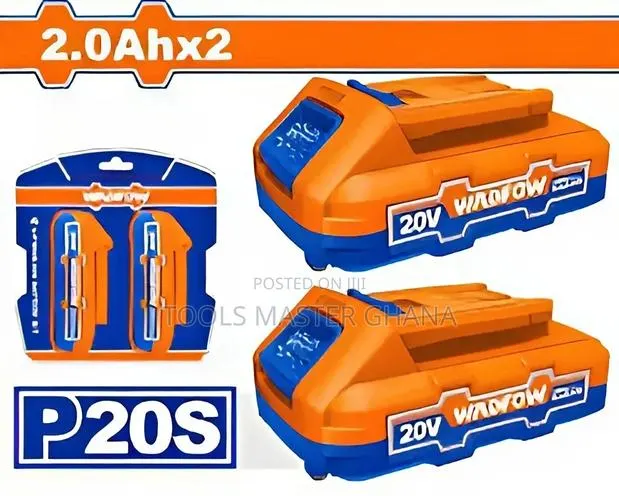 2 Pcs Battery 20v 2ah - Wos240682 · Photo 1