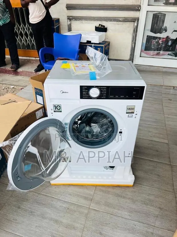 Check Out Durable Midea 8kg Front Load Washing Machine(White) · Photo 1