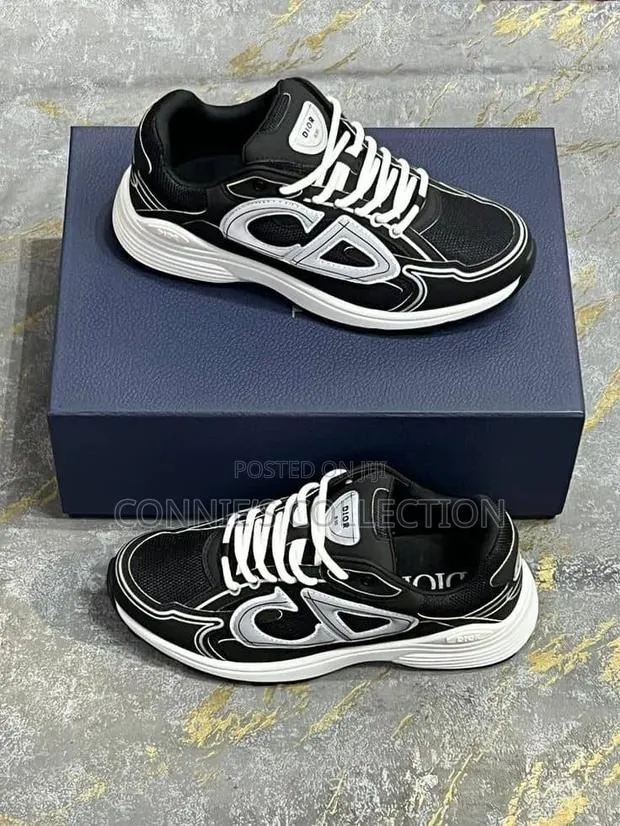 Black X White Dior B30 Sneaker · Photo 1