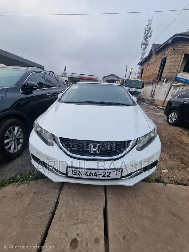 Honda Civic 2014 White · Photo 1