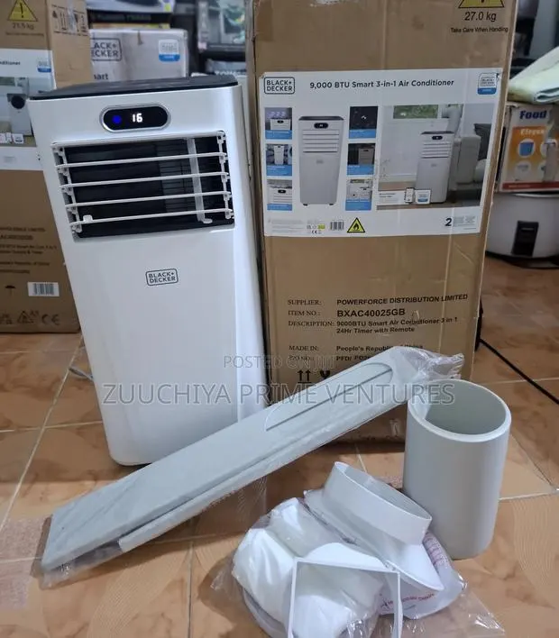 Black+Decker 9000btu (1.HP) Smart Mobile Air Condition.. UK π¬π§ Β· Photo 1