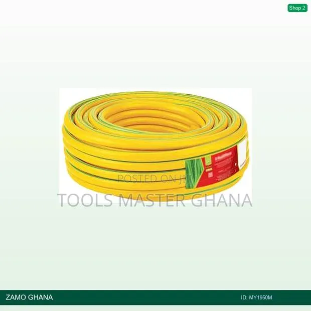 Berry 3/4 Inch X 50m Yellow Garden Hose Braided Greenline - My1950m · Photo 1