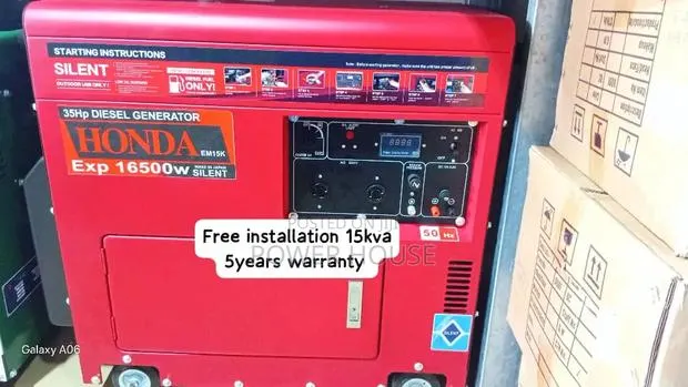 Honda 15kva Diesel Generator 16,500 Watts · Photo 1