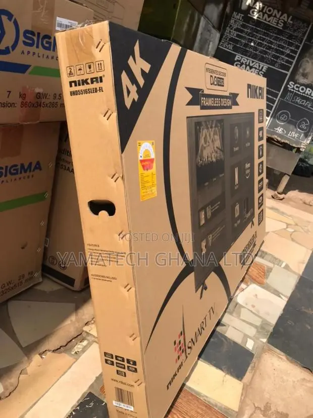 Quality Display Slim And Flameless Nikai 55inch Smart 4k Tv · Photo 1