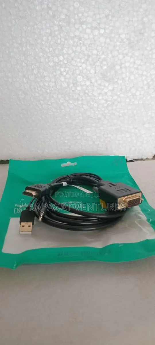 Vga Male to Hdmi Male Cable 1.8m · Photo 1