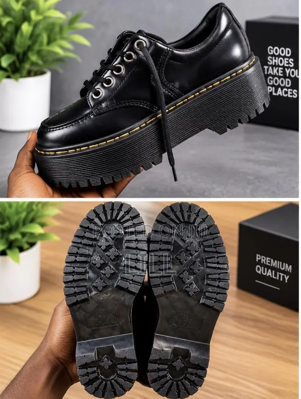 Slightly Used Dr Marten Pair Shoe(Black Color , a Size 39) · Photo 1