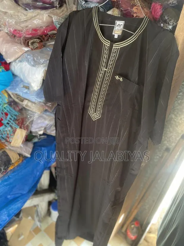 Black Jalabiya Shortsleeves · Photo 1