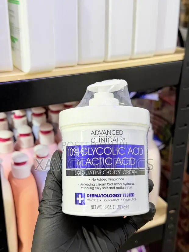 Advanced Clinical Glycolic Acid +Lactic Acid Body Cream · Photo 1