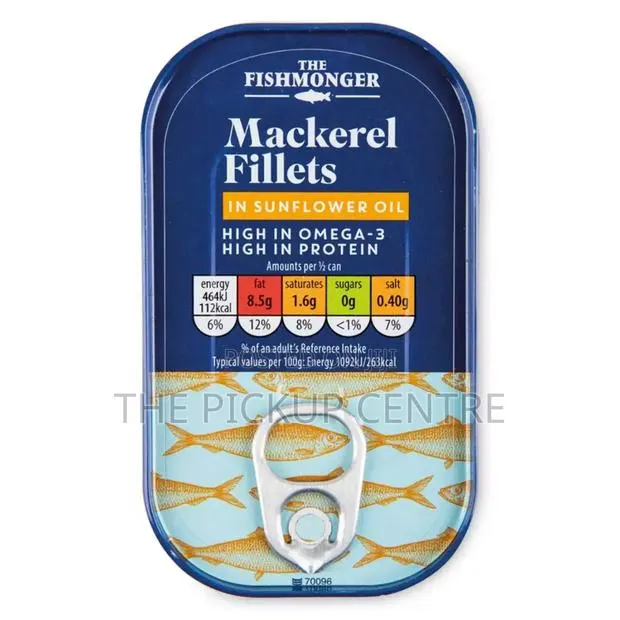The Fishmonger
Mackerel Fillets in Sunflower Oil · Photo 1