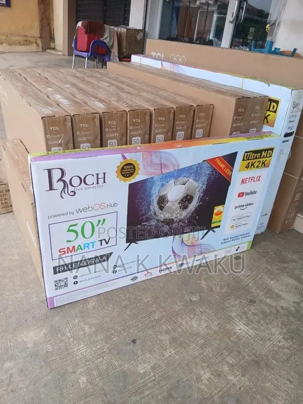 Available Roch 50 Inches Smart Uhd TV · Photo 1