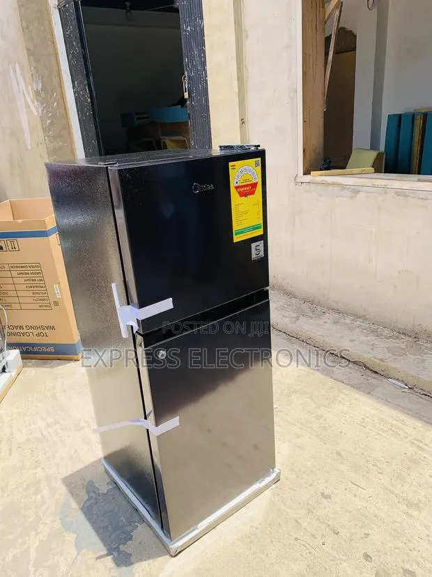 Lovely New Black Double Door Midea 127l · Photo 1