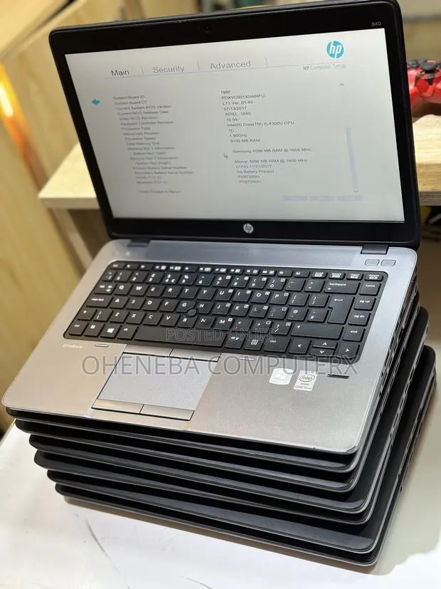 Laptop HP EliteBook 840 G1 8GB Intel Core i5 HDD 500GB · Photo 1