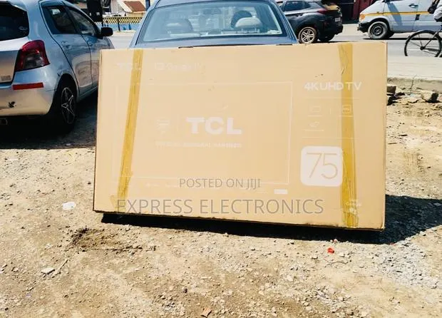 Slum Sleek New TCL 75”P755 Uhd Smart TCL · Photo 1