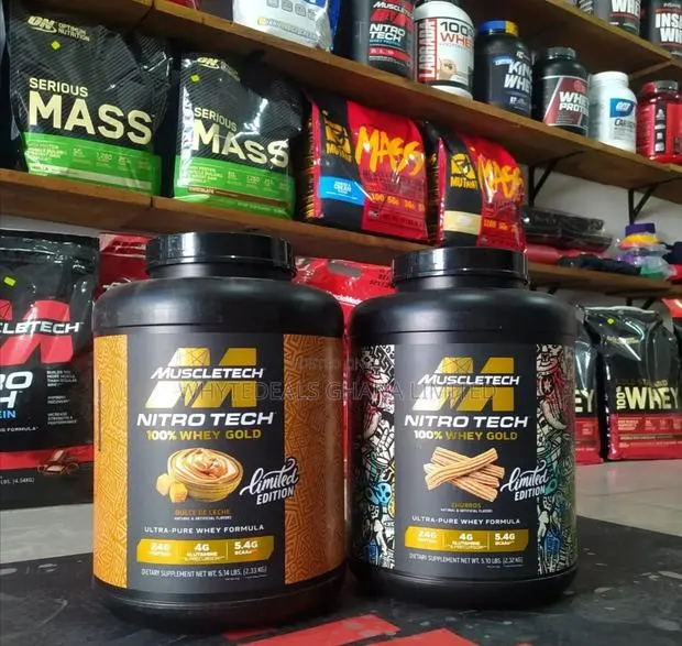 Limited Edition!Nitrotech 100% Whey Gold-Build Size Muscle · Photo 1