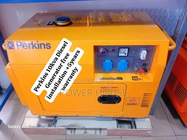 Energy Efficiency Perkins Diesel Generator 10kva Silent · Photo 1