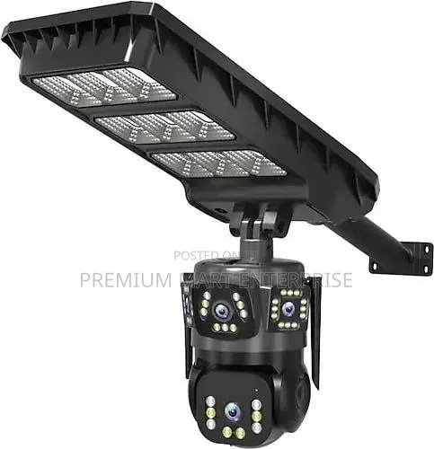 Dual Lens Solar CCTV CAMERA With Street Lights · Photo 1
