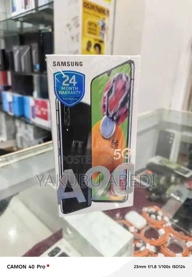 New Samsung Galaxy A90 5G 128 GB Black · Photo 1