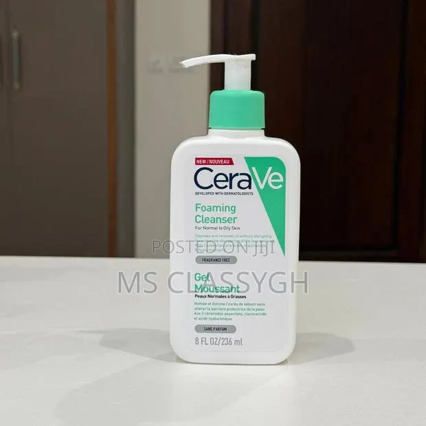 Cerave Foaming Cleanser for Normal to Oily Skin 8 Fl Oz/ 236m · Photo 1