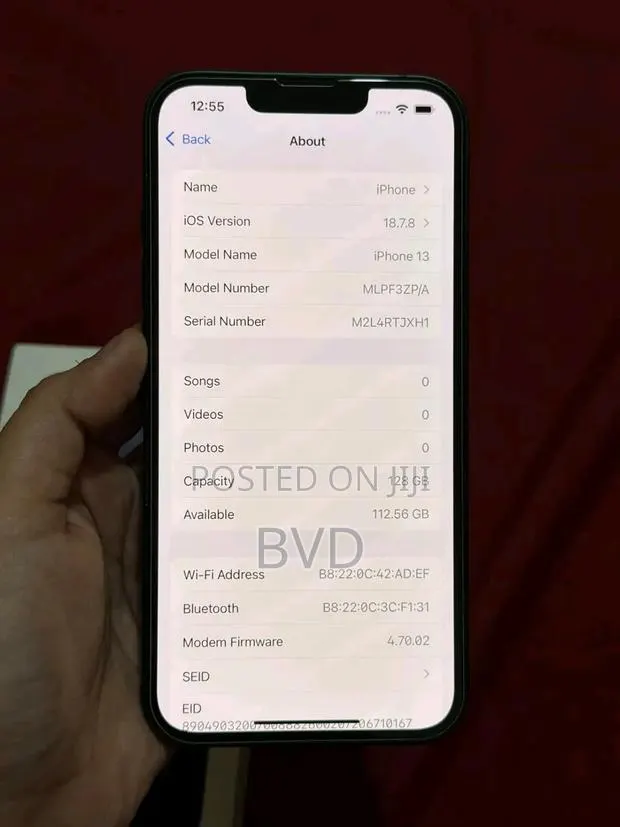 New Apple iPhone 13 128 GB Black · Photo 1