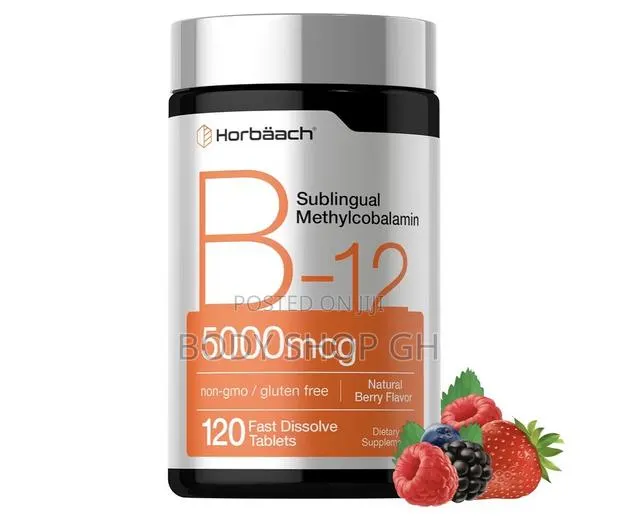 Vitamin B12 | 120 Fast Dissolve Tablets Methylcobalamin - Methyl B12 · Photo 1