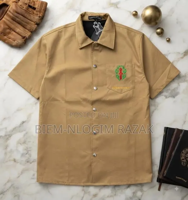 High Quality Thick N Heavy Chrome Heart Short Sleeves Shirts Available · Photo 1