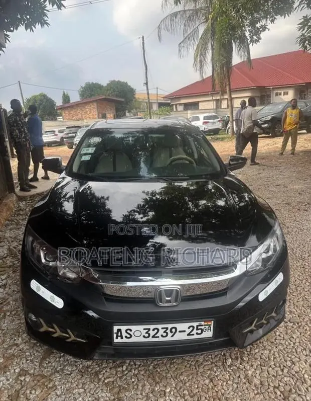 Honda Civic 2017 Black · Photo 1