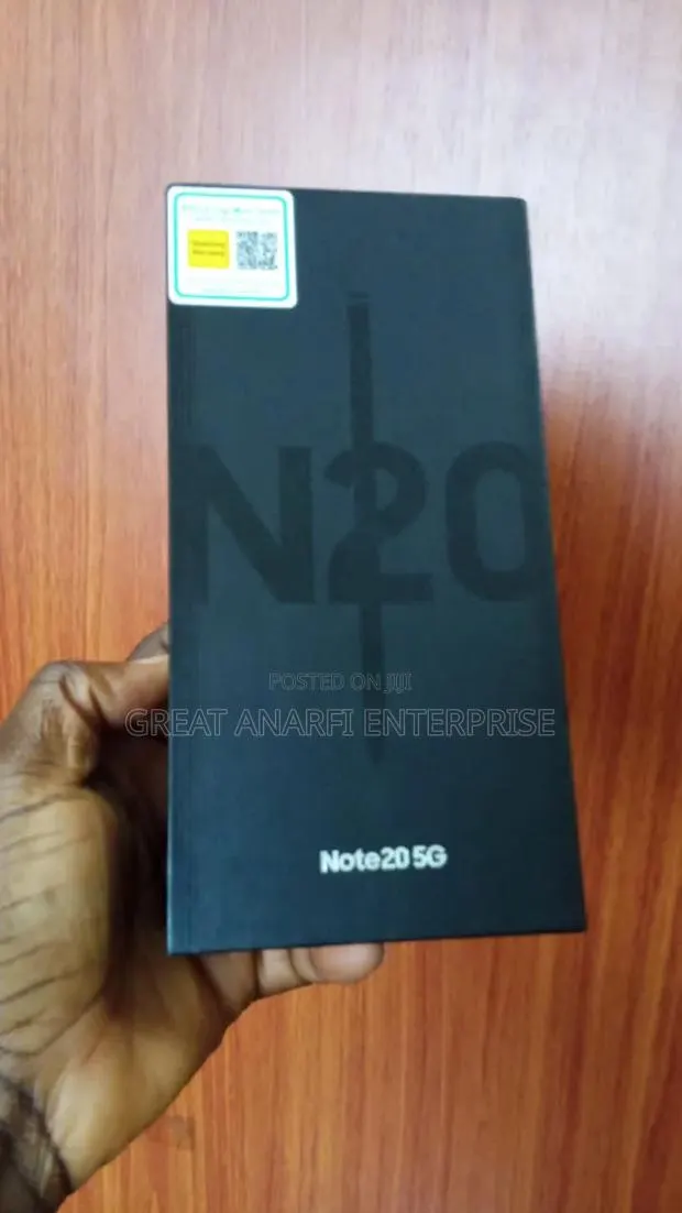 New Samsung Galaxy Note 20 5G 128 GB Black · Photo 1