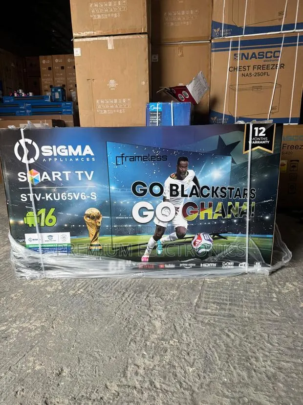 Sigma 65" Crystal Clear 2026 Model Smart Android 16 TV · Photo 1