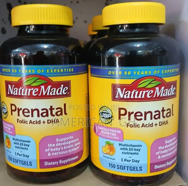 Nature Made Prental Folic Acid + Dha, 150 Softgels · Photo 1