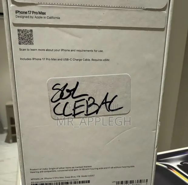 New Apple iPhone 17 Pro Max 1 TB Blue · Photo 1