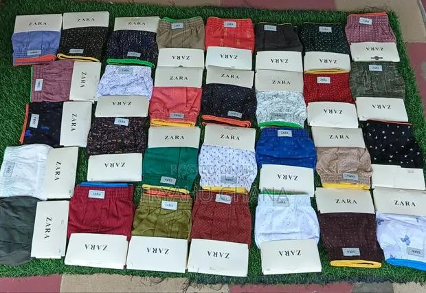 100% Premium Cotton Zara Boxer Shorts For Sale At Tryahu · Photo 1