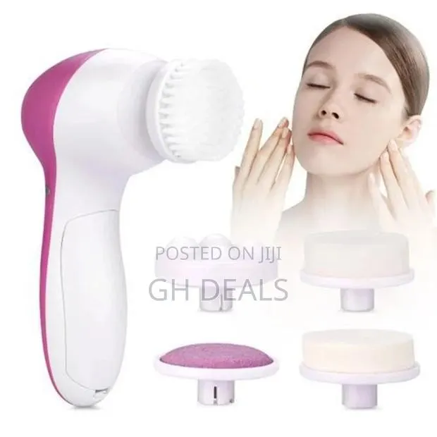 Fashion Electric Facial Cleansing Brush - Pink · Photo 1