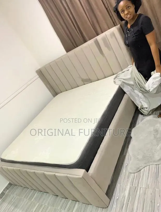 Super King Size Bed Frame With Mattress · Photo 1