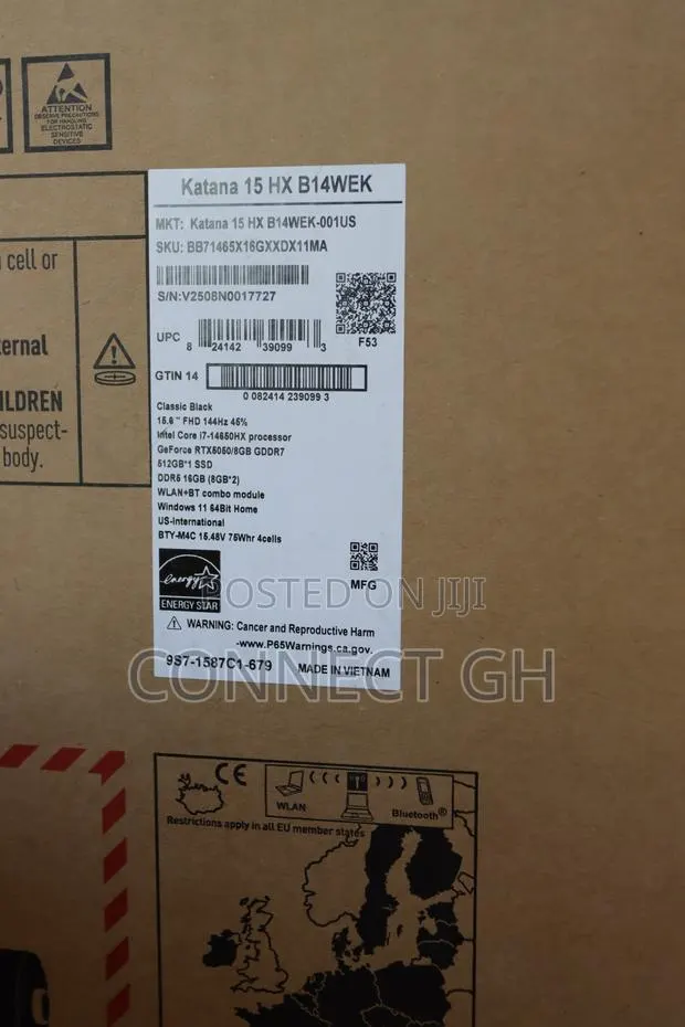 New Laptop MSI Katana 15 16GB Intel Core i7 SSD 512GB · Photo 1