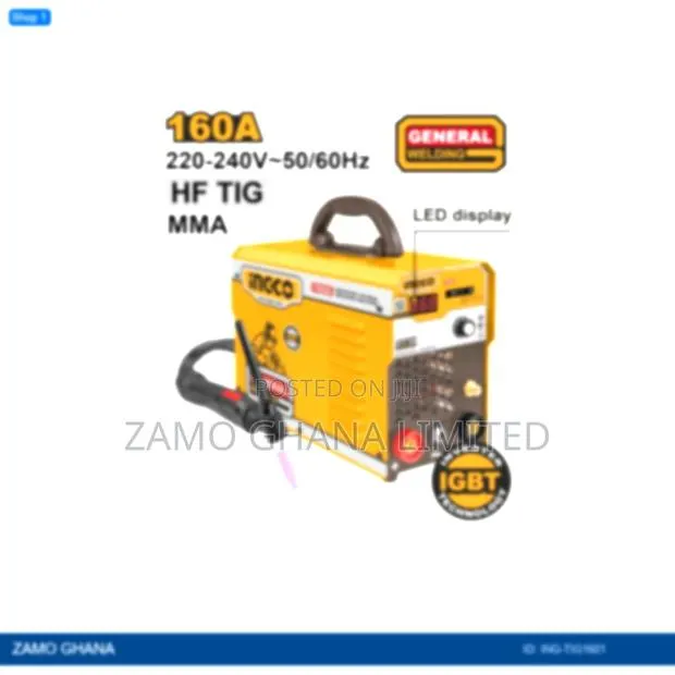 Inverter Tig/Mma Welding Machine 160a - Ing-Tig1601 · Photo 1