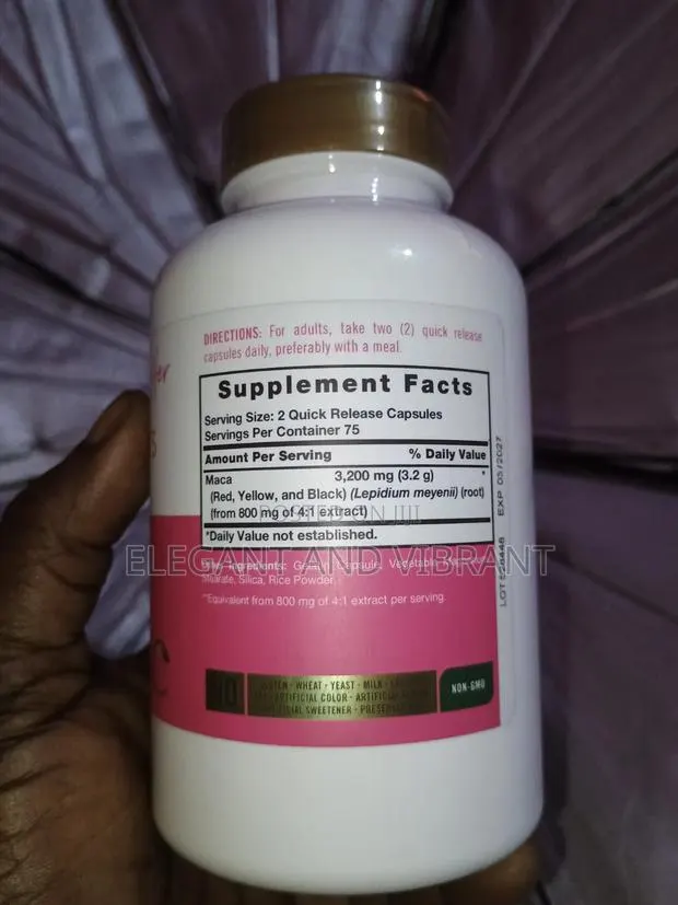Maca Root for Women | 150 Capsules · Photo 3