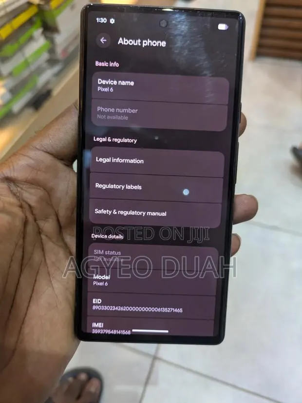 Google Pixel 6 128 GB Black · Photo 1