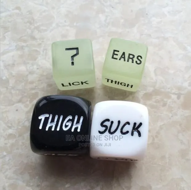 Glow In Dark Adult Couples Fun Dice Game - 6 Pcs Set · Photo 1
