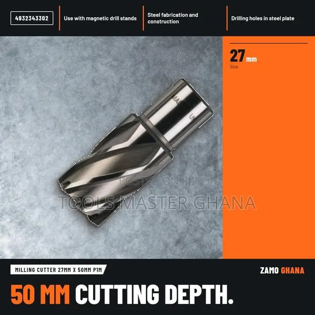 Milling Cutter 27Mm X 50Mm P1M - · Photo 1