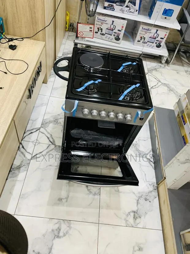 Freestanding Gas Electric Cooker Oven 3-1 Volcano · Photo 1